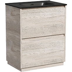 Sancos Тумба с раковиной Libra Floor 70 дуб галифакс натуральный раковина Element 71 CN7007MB – фотография-1