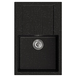 Mixline Мойка кухонная ML-GM31 черная – фотография-1