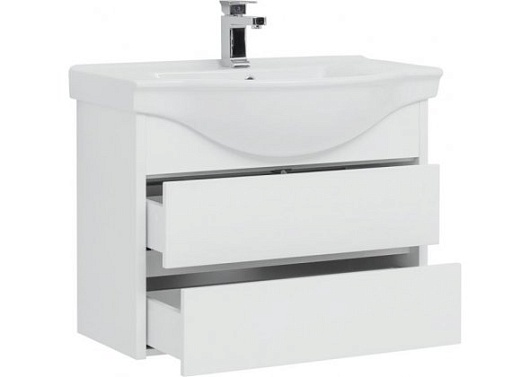 Aquanet Тумба с раковиной Сидней 80 белый – картинка-5