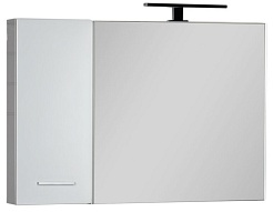 Aquanet Зеркало для ванной "Данте 60" (камерино 1 навесной шкафчик L) – фотография-1