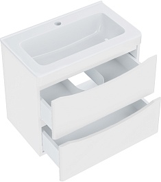 Vivon Тумба под раковину Ostin 60 подвесная белая матовая – фотография-7
