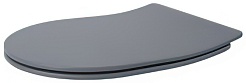 Esbano Сиденье для унитаза Amapola серое матовое – фотография-4