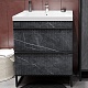 Mixline Мебель для ванной Окленд 70 графит мрамор – фотография-23