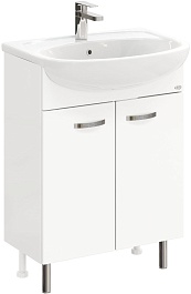 Onika Тумба с раковиной Коралл 60.10 белая – фотография-1