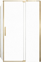 Vincea Душевой уголок Extenza 110/120x90 VSR-4EX111290CLG профиль брашированное золото стекло прозрачное