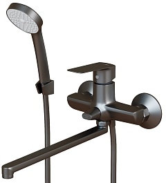 Mixline Смеситель для ванны и раковины 35k ML15-02GR графит – фотография-1