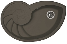 Florentina Мойка гранитная Наутилус антрацит