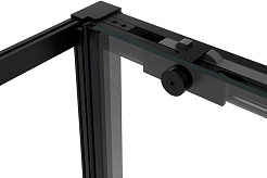 Vincea Душевой уголок Slim Soft 150x80 VSR-1SS8015CLB профиль черный стекло прозрачное – фотография-9