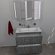 Какса-а Зеркальный шкаф Сити 105 серый гранит – фотография-9