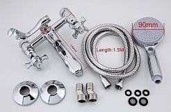 Frap Смеситель для ванны с душем H24 F3024 хром – фотография-3