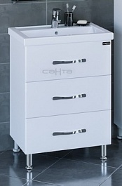 СанТа Тумба для умывальника Виктория 60 NEW напольная – фотография-1