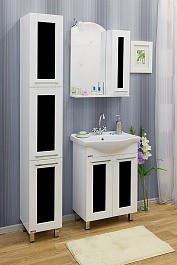 Sanflor Пенал Валлетта R черное стекло – фотография-4