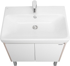 Акватон Тумба под раковину Сканди Doors 70 белая/дуб верона – фотография-3