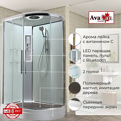 Avacan Душевая кабина 110/80 EM2811LLEDT прозрачная – фотография-2
