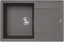 Florentina Мойка кухонная Тоскана 780 серый шелк – фотография-1