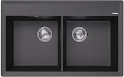 Florentina Мойка кухонная Тоскана 820 антрацит – фотография-1