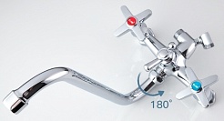 Frap Смеситель для ванны H20 F2220 хром – фотография-5