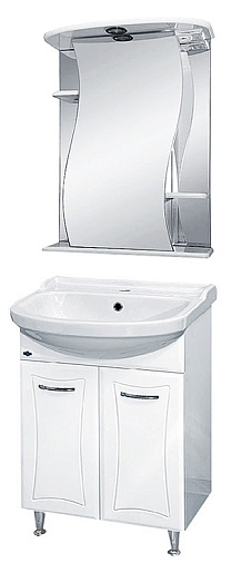 Misty Зеркальный шкаф Лиана 55 L – картинка-3