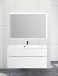 BelBagno Тумба с раковиной Marino-H60 100 подвесная Bianco Lucido – фотография-9