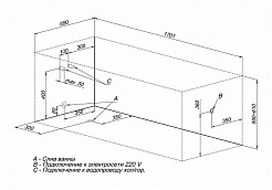 Aquanet Акриловая ванна West NEW 170x70 – фотография-8