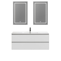 BelBagno Тумба с раковиной Kraft 120 Bianco Opaco – фотография-15