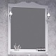 Opadiris Зеркало для ванной Валери 85 белое матовое – фотография-6