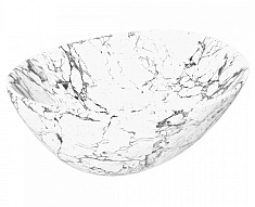 Teymi Раковина накладная в ванную Lori 40 белый мрамор T50495