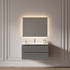 Sancos Зеркало Square 2.0 90 с подсветкой с бесконтактным выключателем – фотография-7
