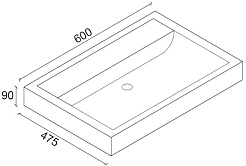 Misty Тумба с раковиной Селена 60 – фотография-5