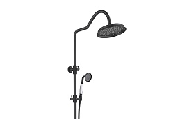 Aquatek Душевая система Классик AQ2563MB с термостатом, матовая черная – фотография-2