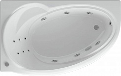 Aquatek Акриловая ванна Бетта 170 L с гидромассажем + массаж спины – фотография-1