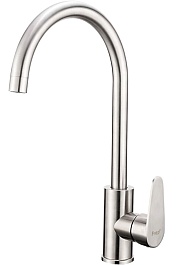 Frap Смеситель для кухни H48 F4048 сатин – фотография-1