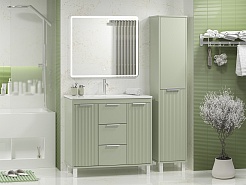 Brevita Тумба с раковиной Risacca Pistachio 90 фисташковый – фотография-8