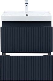 Aquanet Тумба с раковиной Джейн (Flat) 60 Flash подвесная маренго матовый – фотография-6
