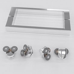 RGW Душевой уголок Classic CL-48 (CL-14 + Z-050-1) 160x100 профиль хром стекло прозрачное – фотография-3