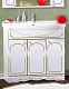 Бриклаер Мебель для ванной Лючия 90 белый глянец/золото – картинка-15