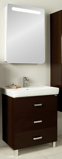 Акватон Мебель для ванной "Америна 70 М" коричневая L – фото-1