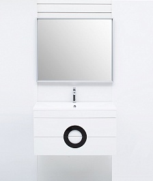De Aqua Мебель для ванной Форма 90, зеркало Алюминиум – фотография-5