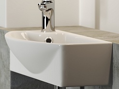 Ceramicanova Раковина Element 45/22 CN6038R белая – фотография-8