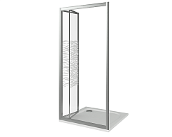 Good Door Душевое ограждение INFINITY SD-100-W-CH – фотография-2