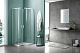 Aquatek Душевой уголок Ария 100x100 AQ ARI RO 10020CH профиль хром стекло прозрачное – картинка-18