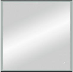 Continent Зеркало Solid Black Led 800x800 – фотография-3