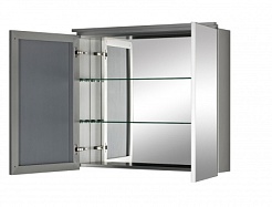 De Aqua Мебель для ванной Токката 90, зеркало-шкаф Алюминиум – фотография-11