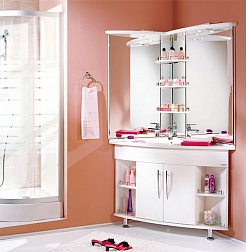 Акватон Зеркальный шкаф для ванной "Лас-Вегас 100" L – фотография-2