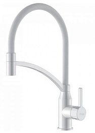 Frap Смеситель для кухни F4552-8 белый – фотография-1