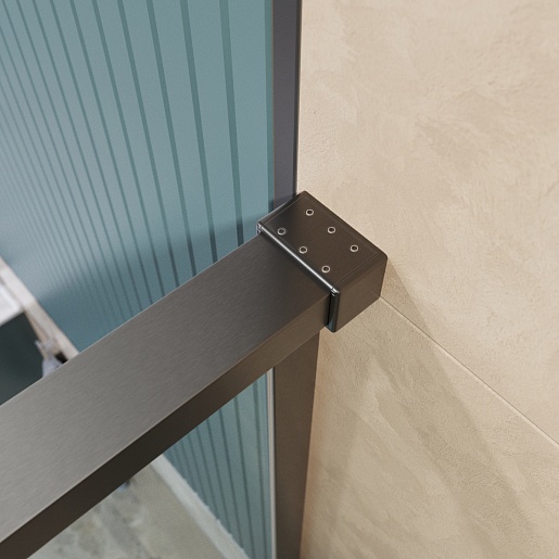 BelBagno Душевой уголок Soft Close-1 SOFT_CLOSE-1-AH-1-110/100-C-GM 110x100 профиль оружейная сталь стекло прозрачное – картинка-11