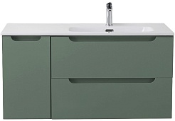 BelBagno Тумба под раковину Etna 100 R подвесная еловая матовая – фотография-1