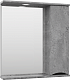 Misty Зеркальный шкаф Атлантик 80 R серый камень – фотография-8