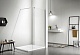 Aquatek Душевая перегородка 110x200 AQ WIW 11020CH с держателем профиль хром стекло прозрачное – фотография-7