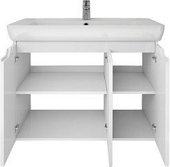 Dreja Тумба под раковину Q Plus (D) 80 белая – фотография-7